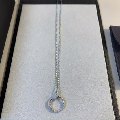 [Kincade Jewelrys]COLLAR JUSTE PLATA DIAMANTES 