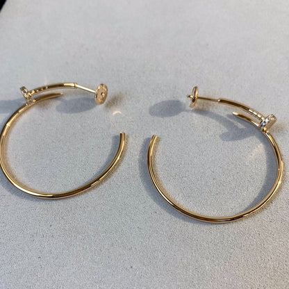[Kincade Jewelrys] PENDIENTES JUSTE ORO DIAMANTES 1.8MM 