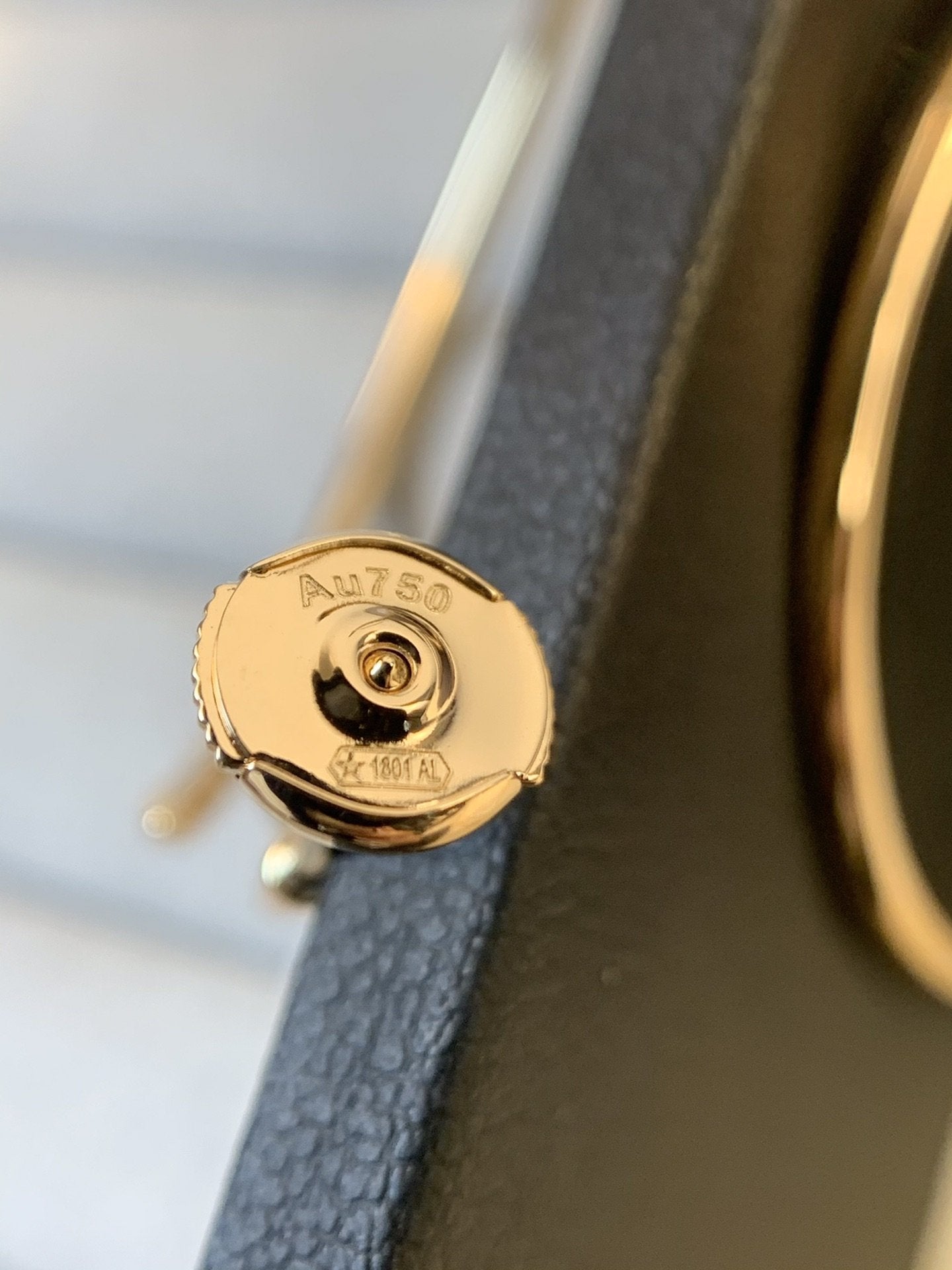 [Kincade Jewelrys] PENDIENTES JUSTE ORO DIAMANTES 1.8MM 