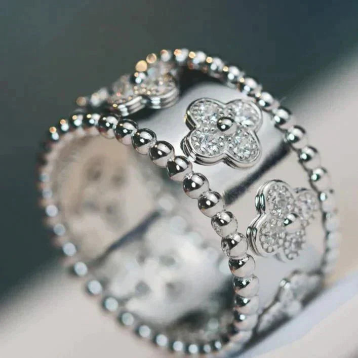 [Kincade Jewelrys]CLOVER KALEIDOSCOPE RING 10MM