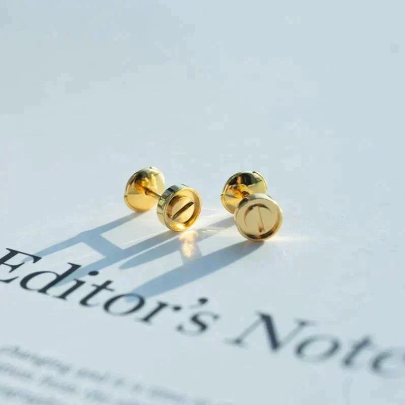 [Kincade Jewelrys]LOVE EARRINGS GOLD 10MM
