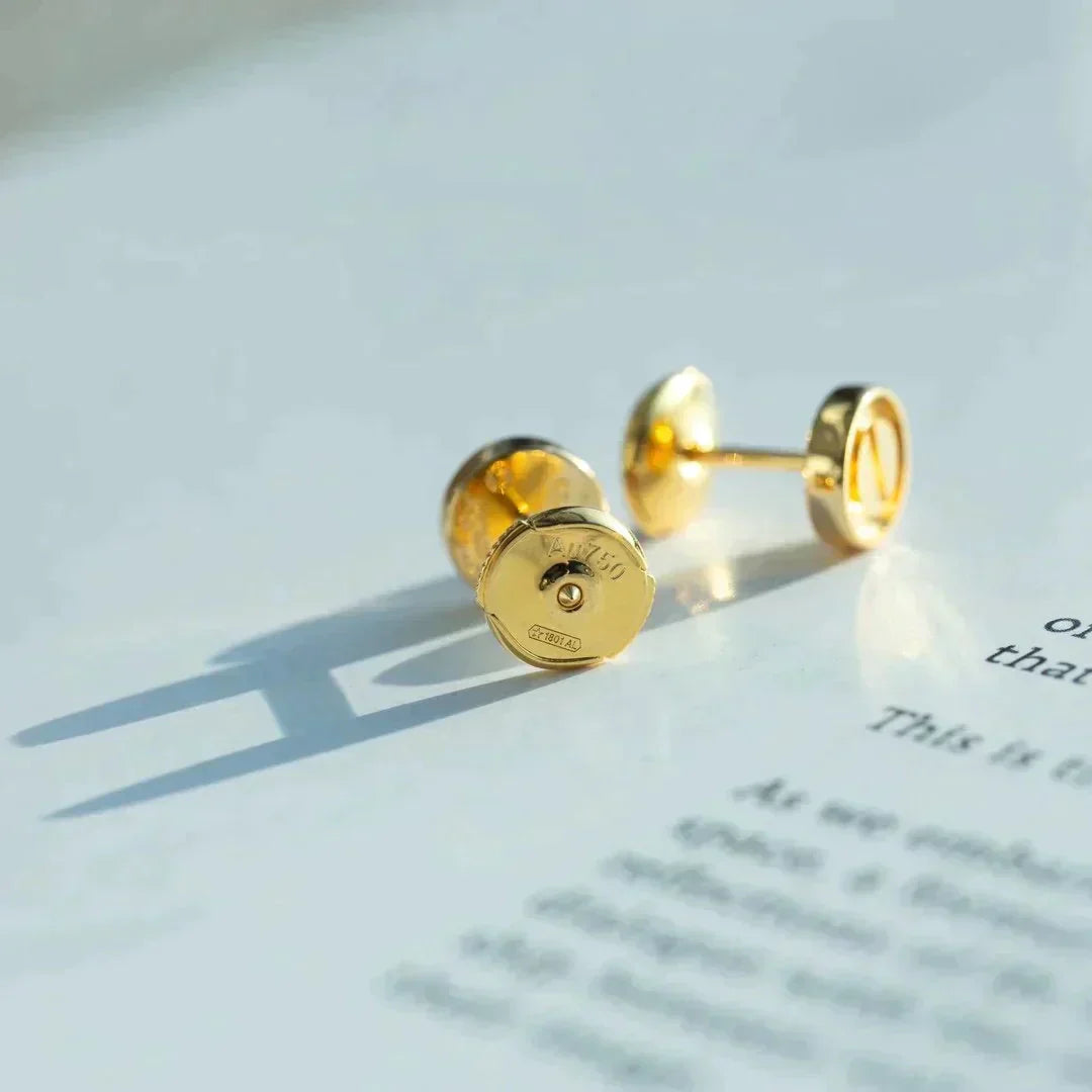 [Kincade Jewelrys]LOVE EARRINGS GOLD 10MM