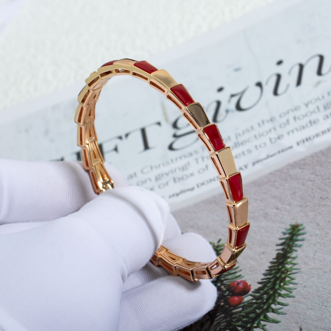 [Kincade Jewelrys]SERPENTI BRACELET PINK GOLD RUBELLITE