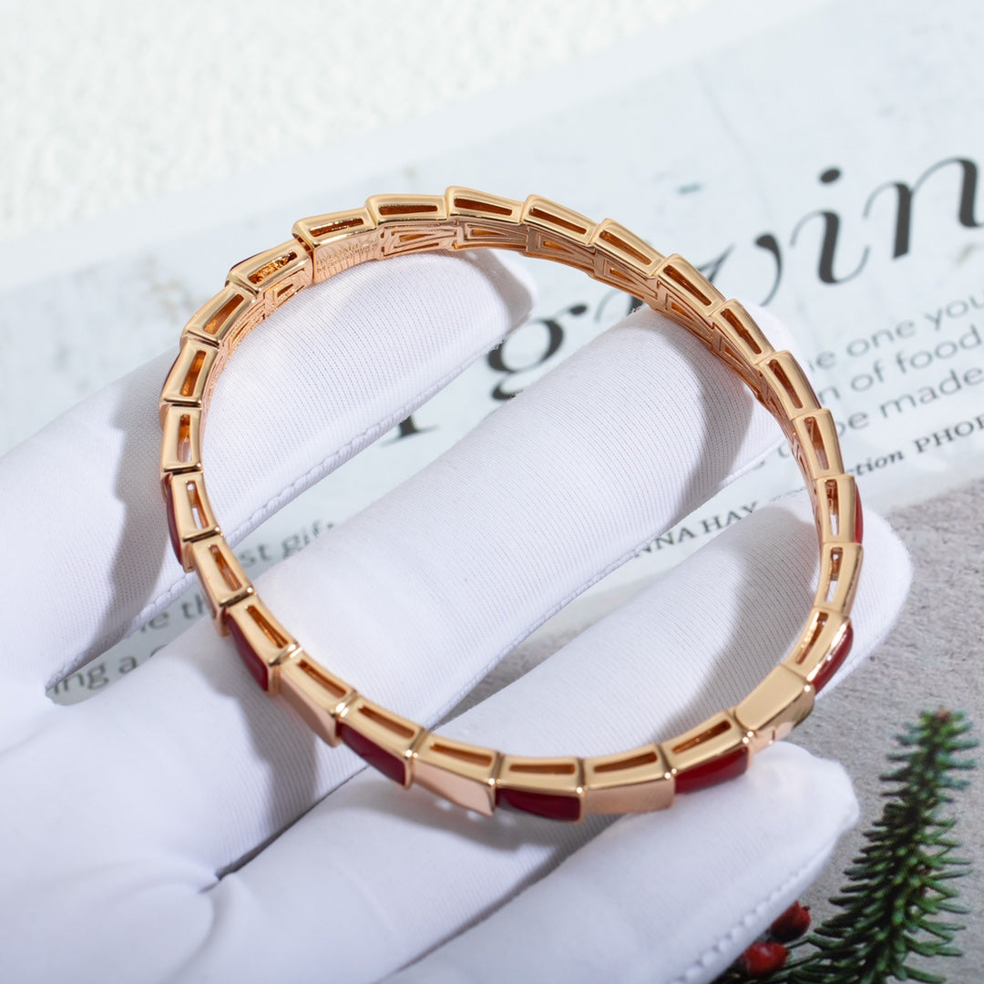 [Kincade Jewelrys]SERPENTI BRACELET PINK GOLD RUBELLITE