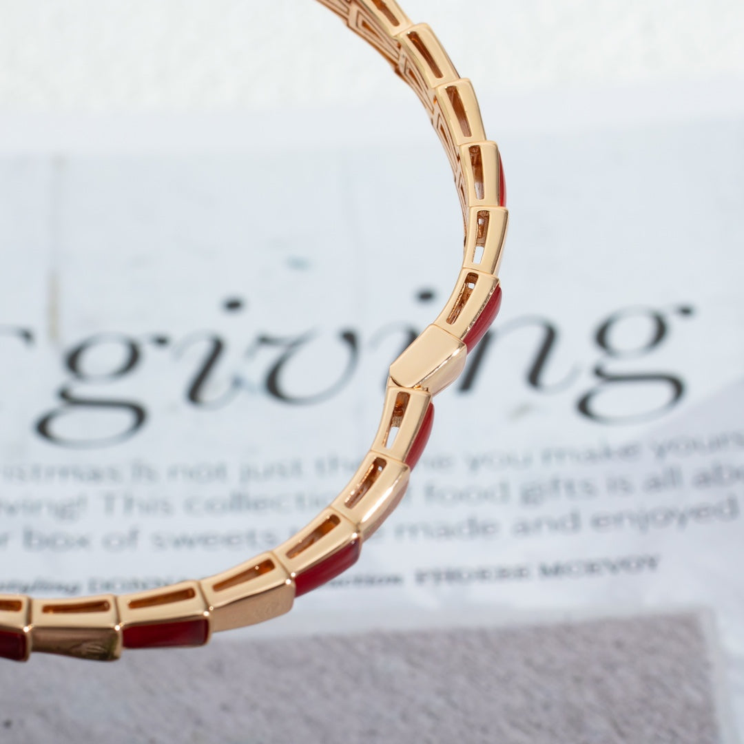 [Kincade Jewelrys]SERPENTI BRACELET PINK GOLD RUBELLITE