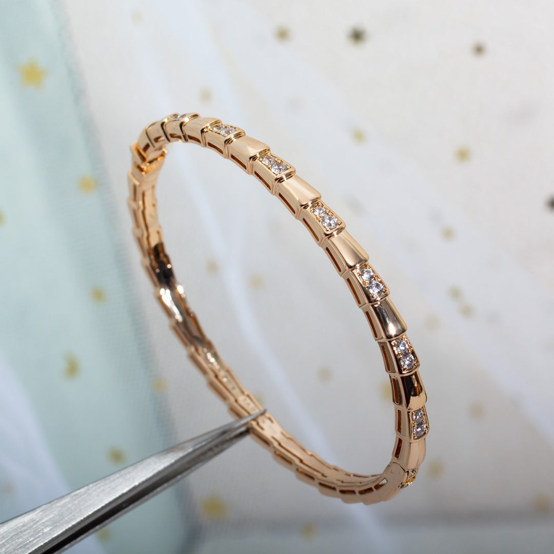 [Kincade Jewelrys]SERPENTI BRACELET PINK GOLD DIAMOND