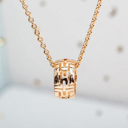 [Kincade Jewelrys]COLLAR PARENTESI ORO ROSA