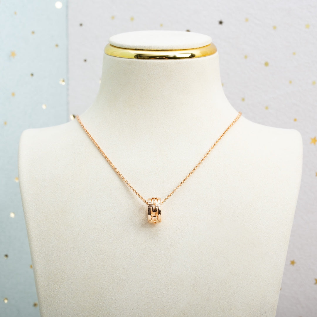 [Kincade Jewelrys]COLLAR PARENTESI ORO ROSA