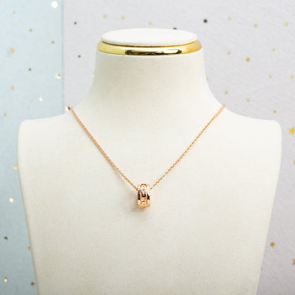 [Kincade Jewelrys]COLLAR PARENTESI ORO ROSA