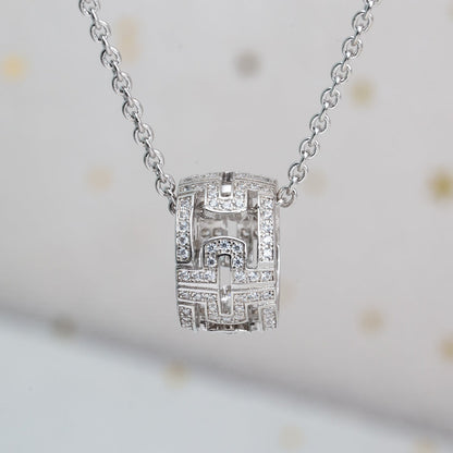 [Kincade Jewelrys]COLLAR PARENTESI PLATA DIAMANTE