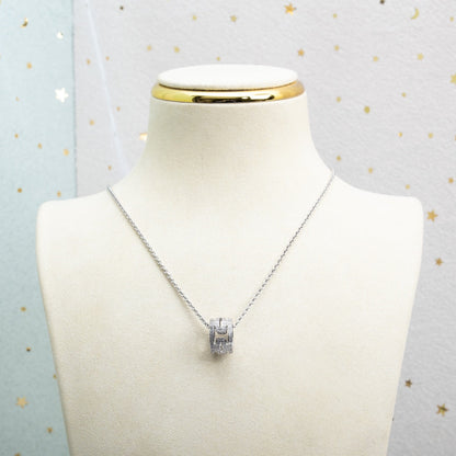 [Kincade Jewelrys]COLLAR PARENTESI PLATA DIAMANTE