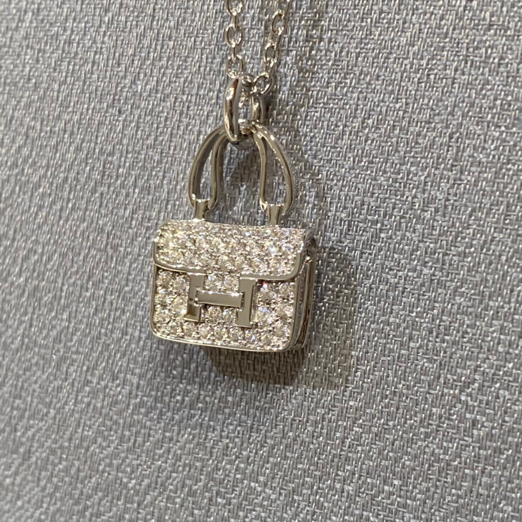 [Kincade Jewelrys]CONSTANCE PEDANT DIAMOND NECKLACE