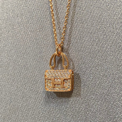 [Kincade Jewelrys]CONSTANCE PEDANT DIAMOND NECKLACE