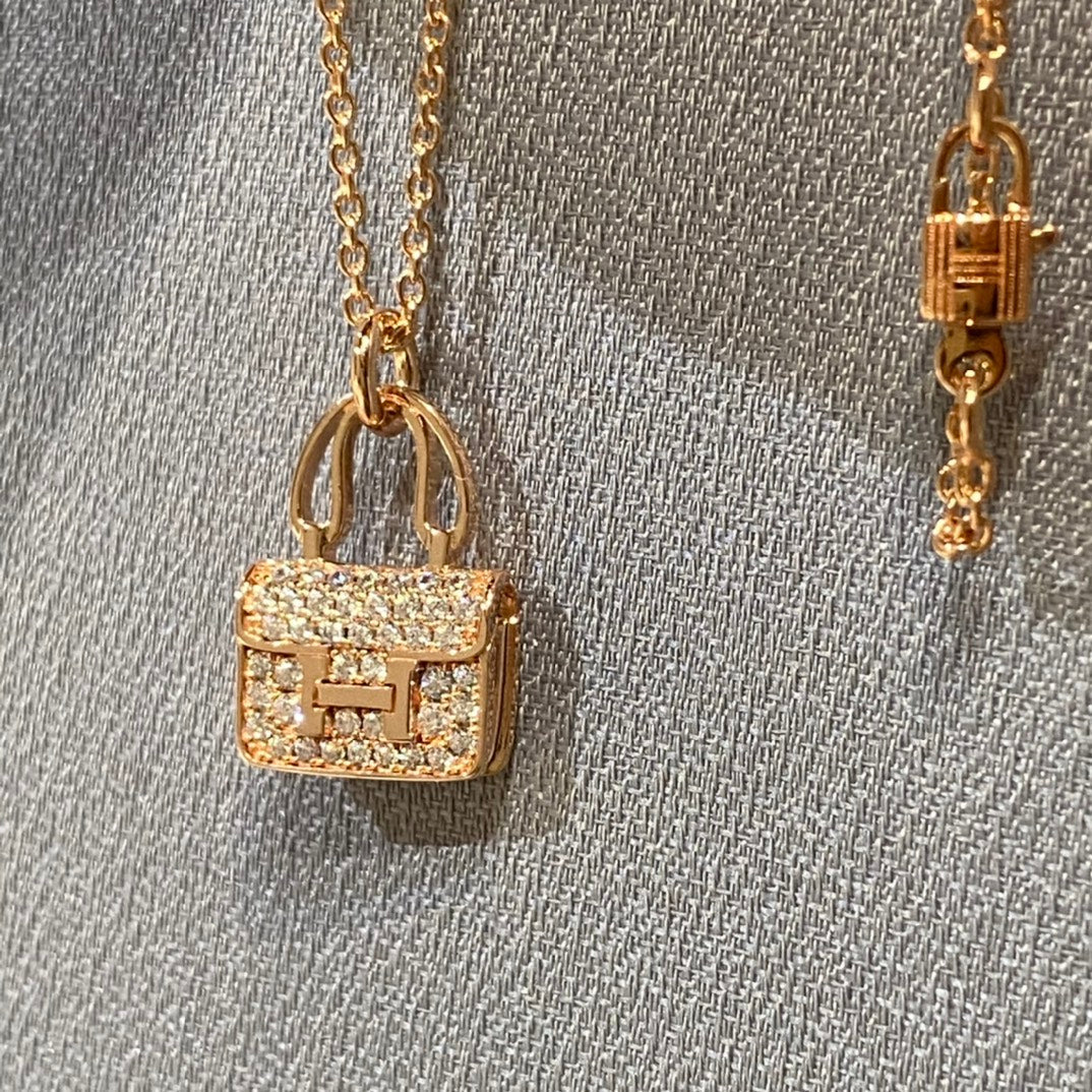 [Kincade Jewelrys]CONSTANCE PEDANT DIAMOND NECKLACE