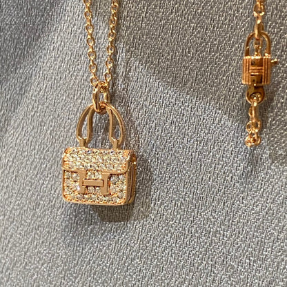 [Kincade Jewelrys]CONSTANCE PEDANT DIAMOND NECKLACE