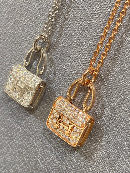 [Kincade Jewelrys]CONSTANCE PEDANT DIAMOND NECKLACE