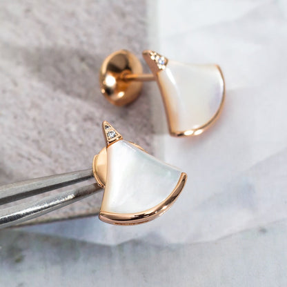 [Kincade Jewelrys]DIVAS DREAM EARRINGS PINK GOLD