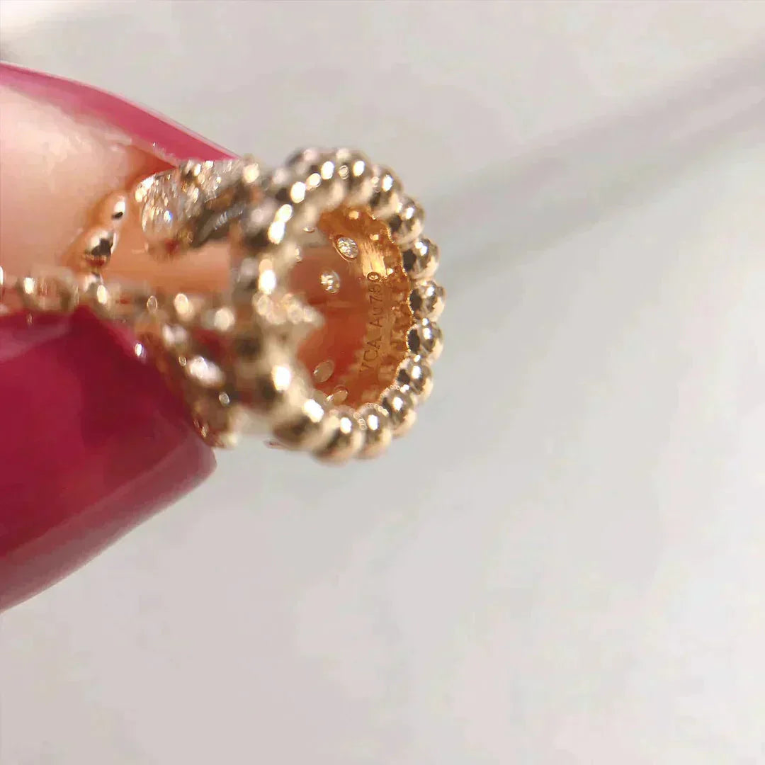 [Joyas Kincade] COLLAR CON PEDANTE DE PERLEE ORO / ORO ROSA