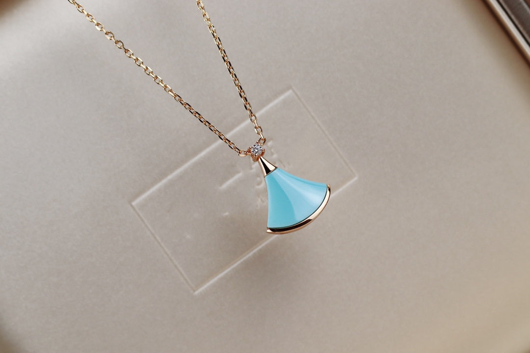 [Kincade Jewelrys]DREAM NECKLACE TURQUOISE PINK GOLD