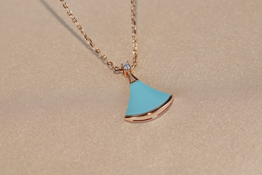 [Kincade Jewelrys]DREAM NECKLACE TURQUOISE PINK GOLD