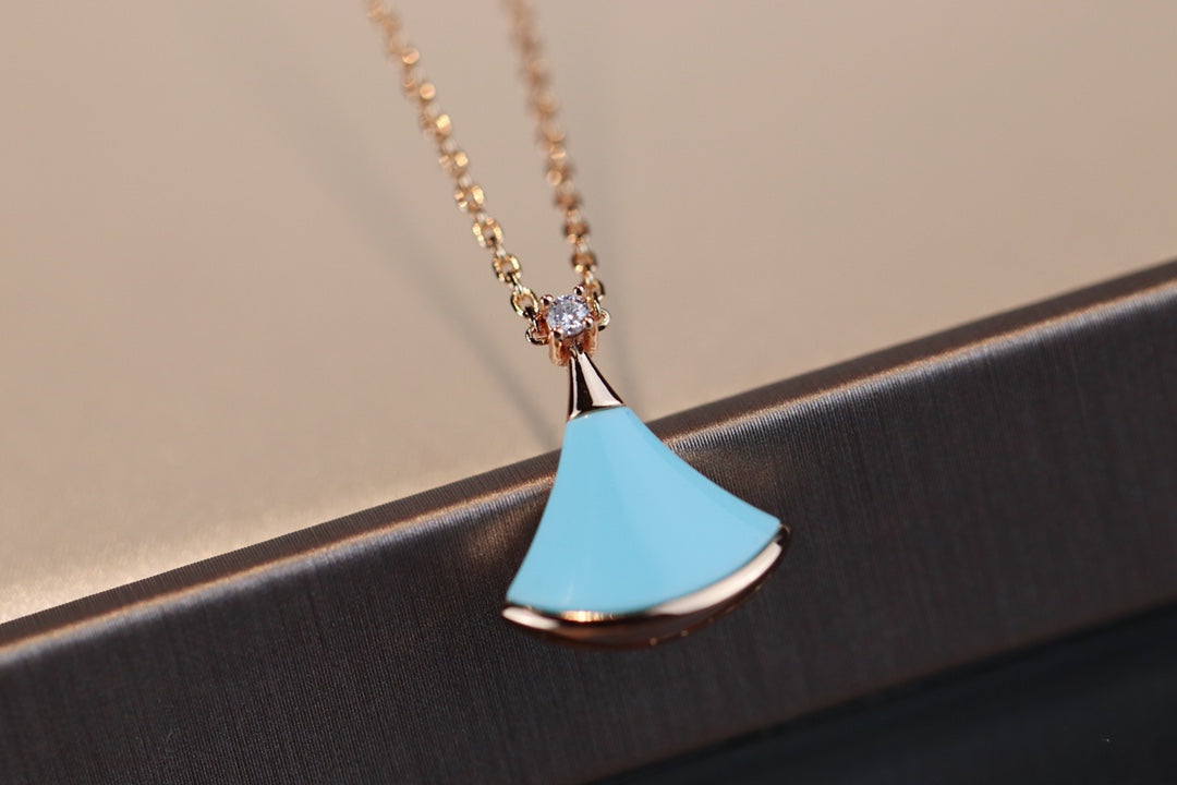 [Kincade Jewelrys]DREAM NECKLACE TURQUOISE PINK GOLD