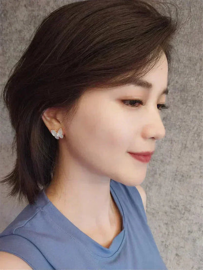 [Joyas Kincade] PENDIENTES DE MARIPOSA CON DIAMANTES