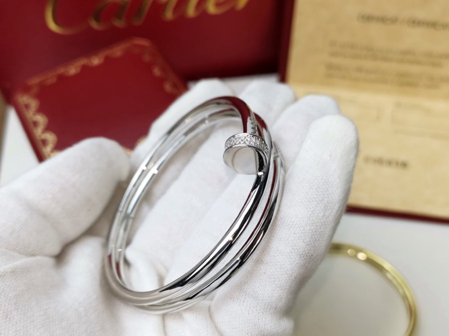 [Kincade Jewelrys]JUSTE BRACELET 3.5MM DOUBLE ROW DIAMOND
