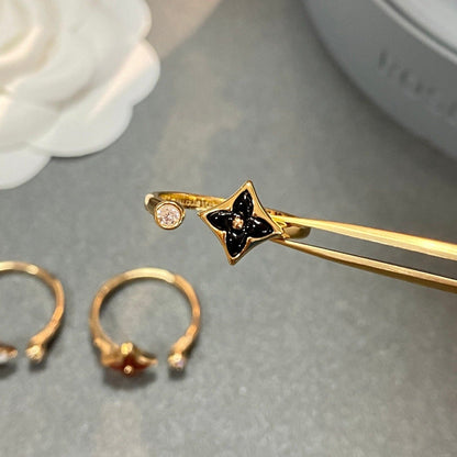 [Kincade Jewelrys]STAR 1 DIAMOND OPEN RING
