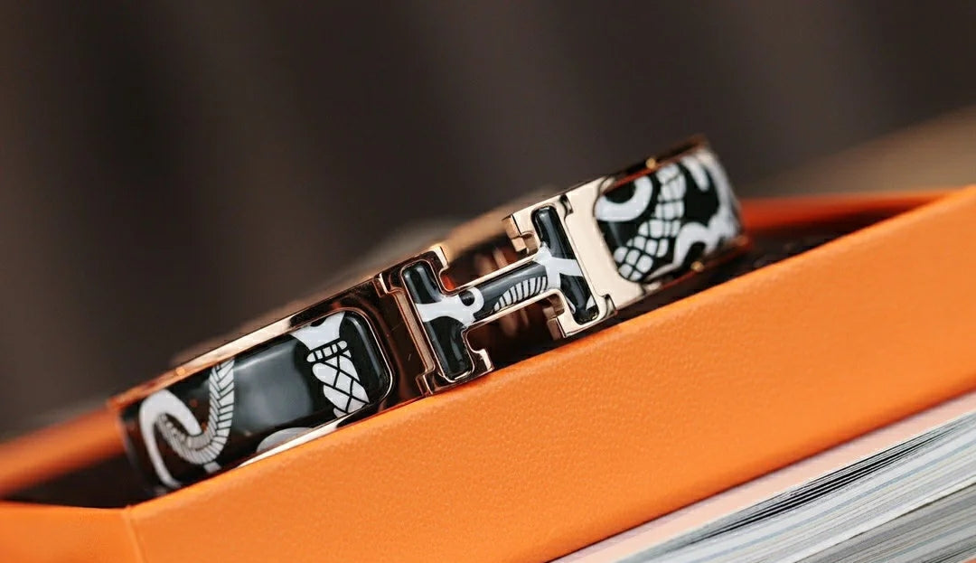 [Kincade Jewelrys]H TARTAN BRACELET 12MM