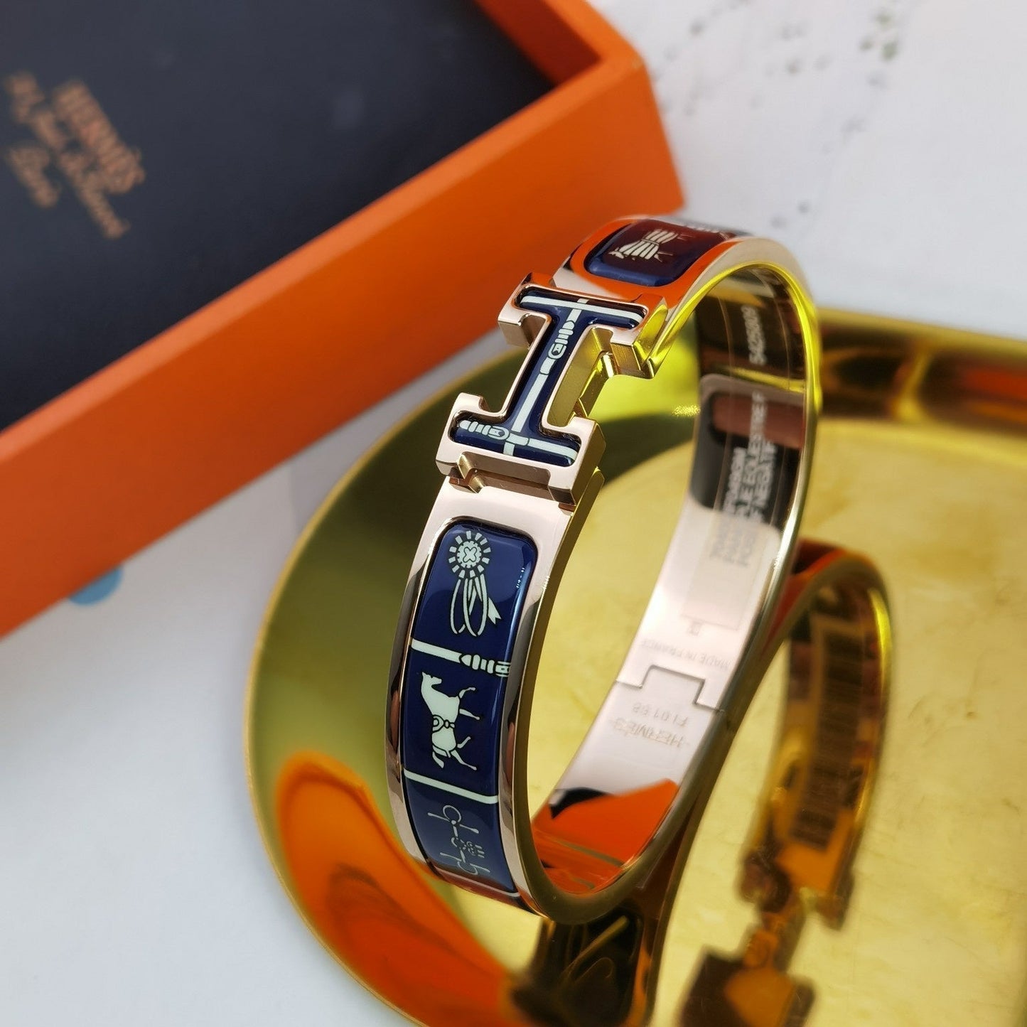 [Kincade Jewelrys]H COUVERTURES DARK BLUE BRACELET