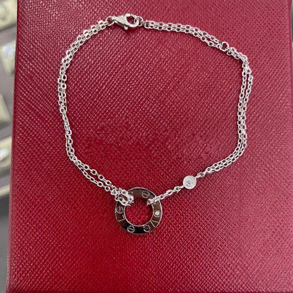 [Kincade Jewelrys] PULSERA DE AMOR CON 2 DIAMANTES