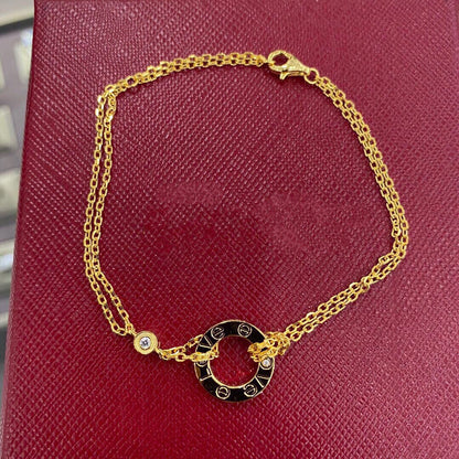 [Kincade Jewelrys] PULSERA DE AMOR CON 2 DIAMANTES