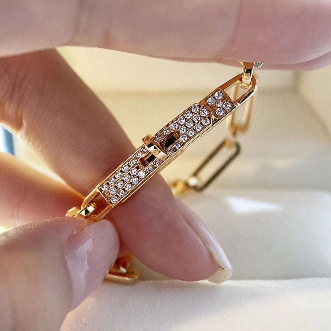 [Kincade Jewelrys]CHAINE BRACELET SMALL MODEL DIAMOND