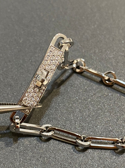 [Kincade Jewelrys]CHAINE BRACELET SMALL MODEL DIAMOND