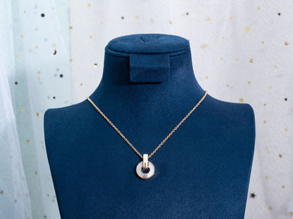 [Joyas Kincade]COLLAR GARI ORO ROSA MOP
