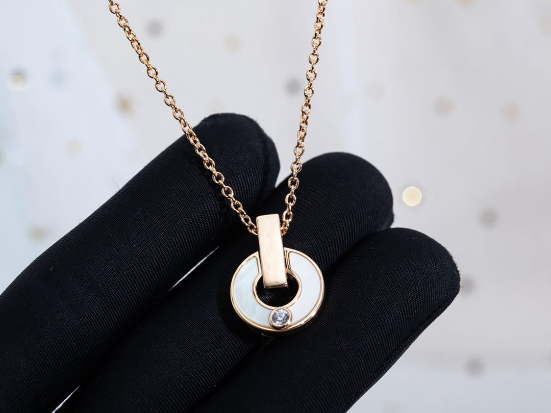 [Joyas Kincade]COLLAR GARI ORO ROSA MOP