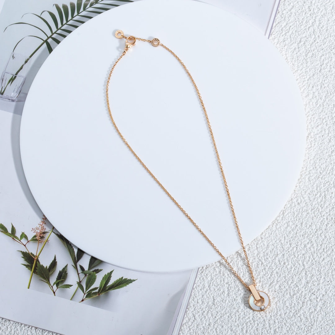 [Joyas Kincade]COLLAR GARI ORO ROSA MOP