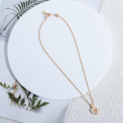 [Joyas Kincade]COLLAR GARI ORO ROSA MOP