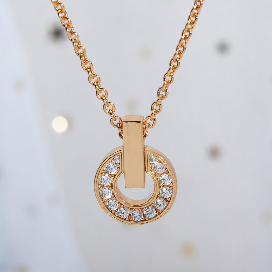[Kincade Jewelrys] COLLAR GARI ORO ROSA DIAMANTE