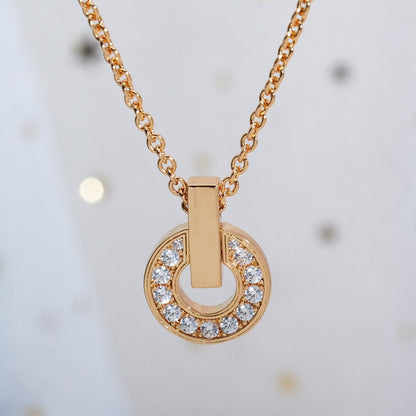 [Kincade Jewelrys] COLLAR GARI ORO ROSA DIAMANTE