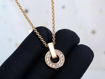 [Kincade Jewelrys] COLLAR GARI ORO ROSA DIAMANTE