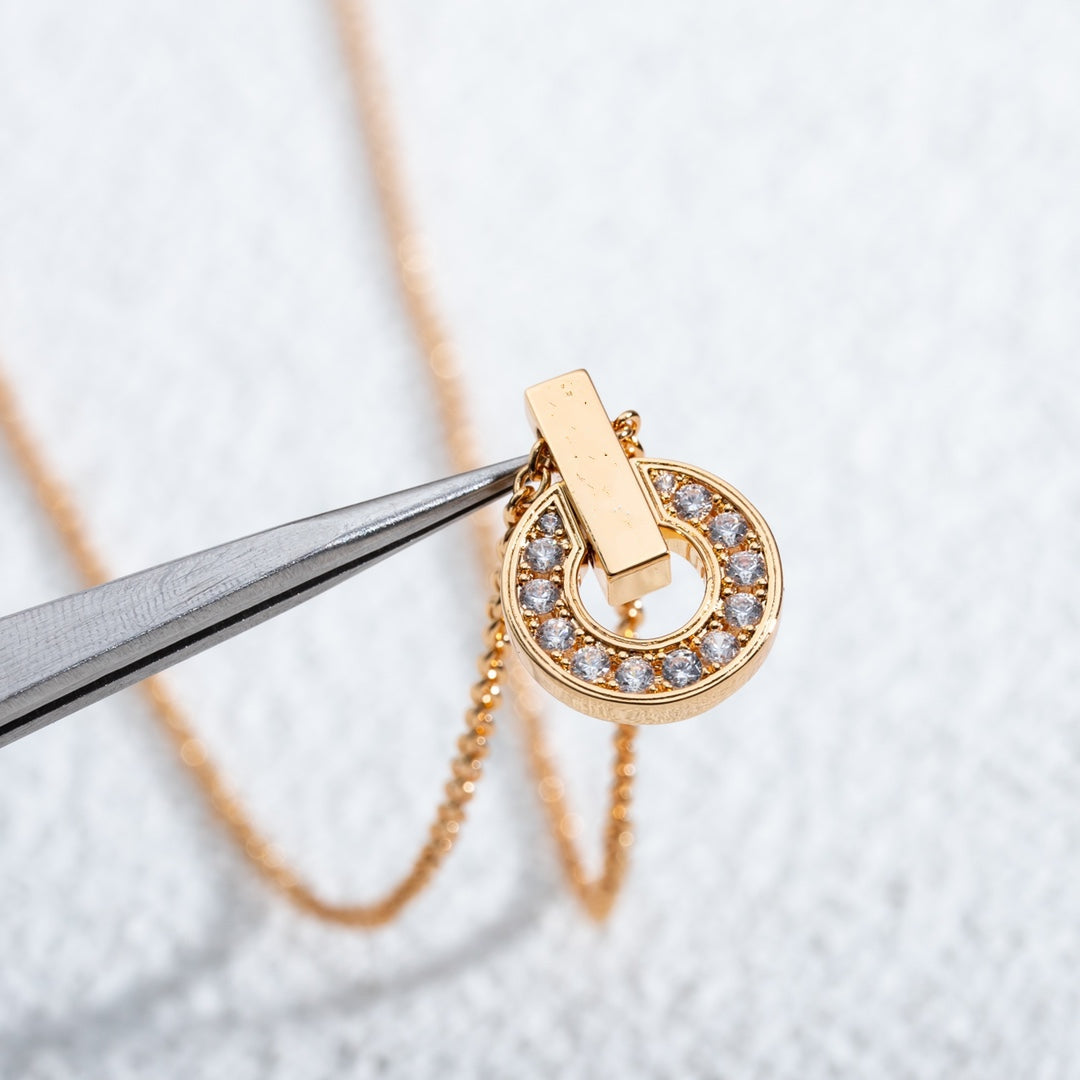 [Kincade Jewelrys] COLLAR GARI ORO ROSA DIAMANTE