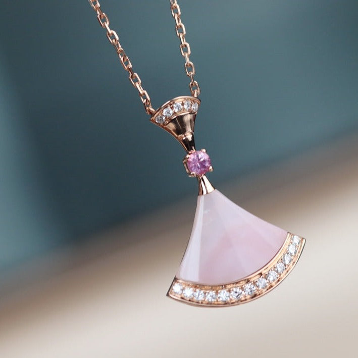 [Kincade Jewelrys] COLLAR DE ENSUEÑO CON DIAMANTE ROSA