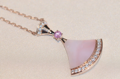 [Kincade Jewelrys] COLLAR DE ENSUEÑO CON DIAMANTE ROSA