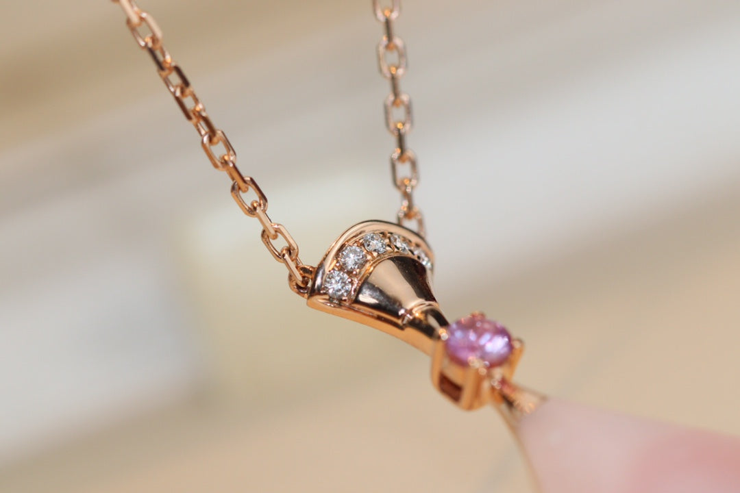 [Kincade Jewelrys] COLLAR DE ENSUEÑO CON DIAMANTE ROSA