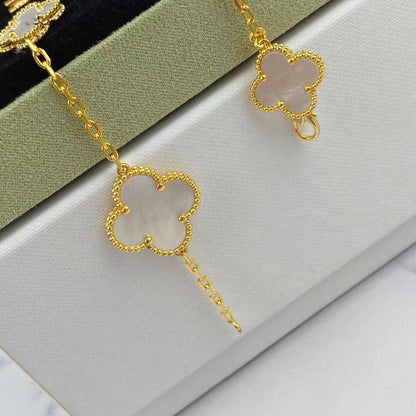 [Kincade Jewelrys]MAGIC CLOVER MOP GOLD BRACELET 5 MOTIFS