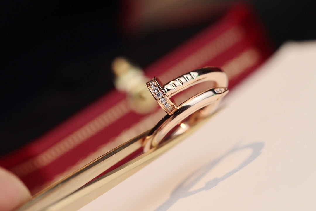 [Kincade Jewelrys]JUSTE RING 2.65MM PINK GOLD DIAMOND