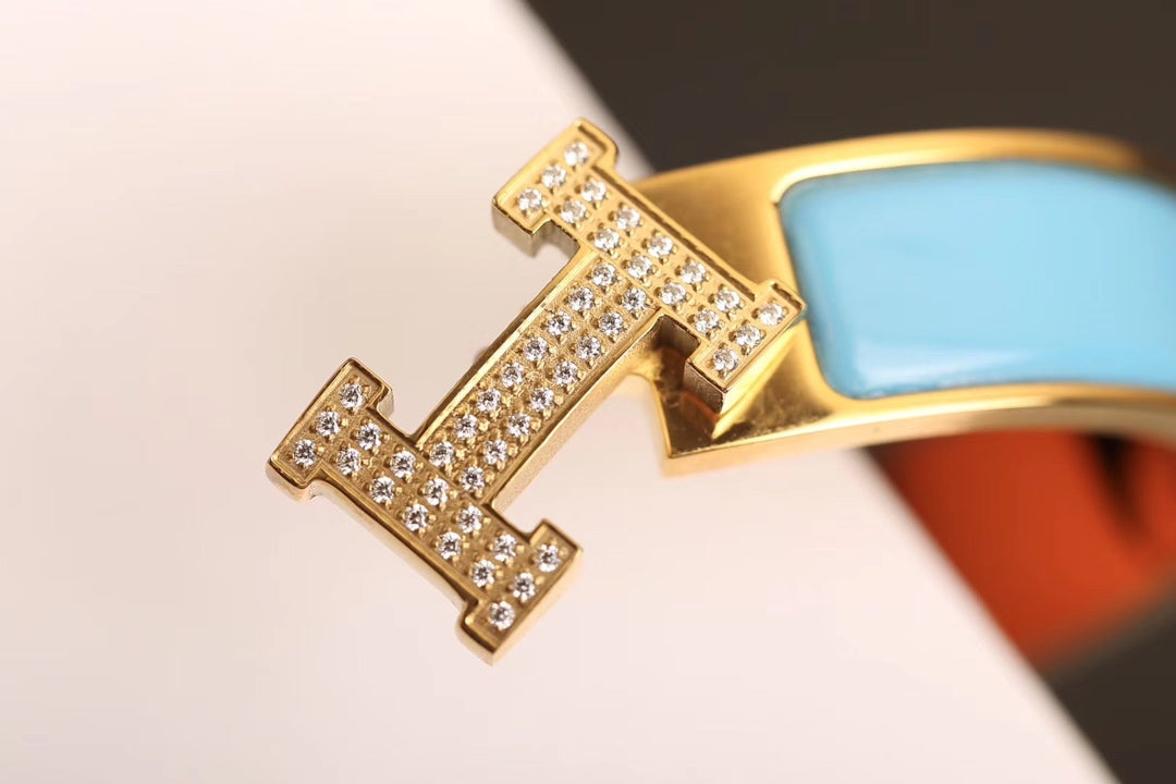 [Kincade Jewelrys]H CLOUD BLUE BRACELET GOLD DIAMOND