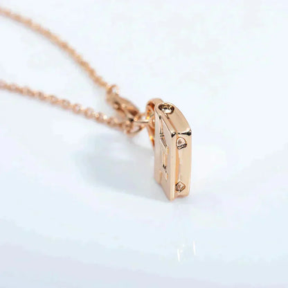 [Kincade Jewelrys]AMULETTE PEDANT ROSE GOLD NECKLACE
