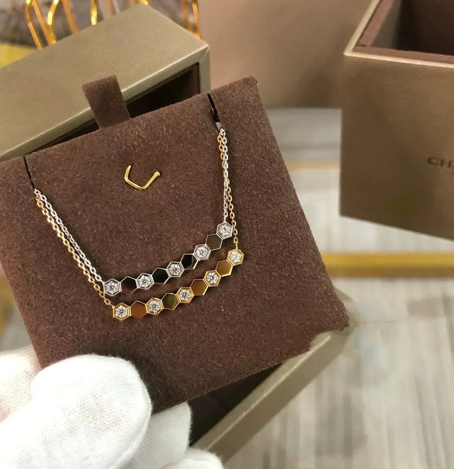 [Kincade Jewelrys]BEE LOVE NECKLACE DIAMOND